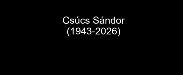 Csúcs Sándor 1943–2026